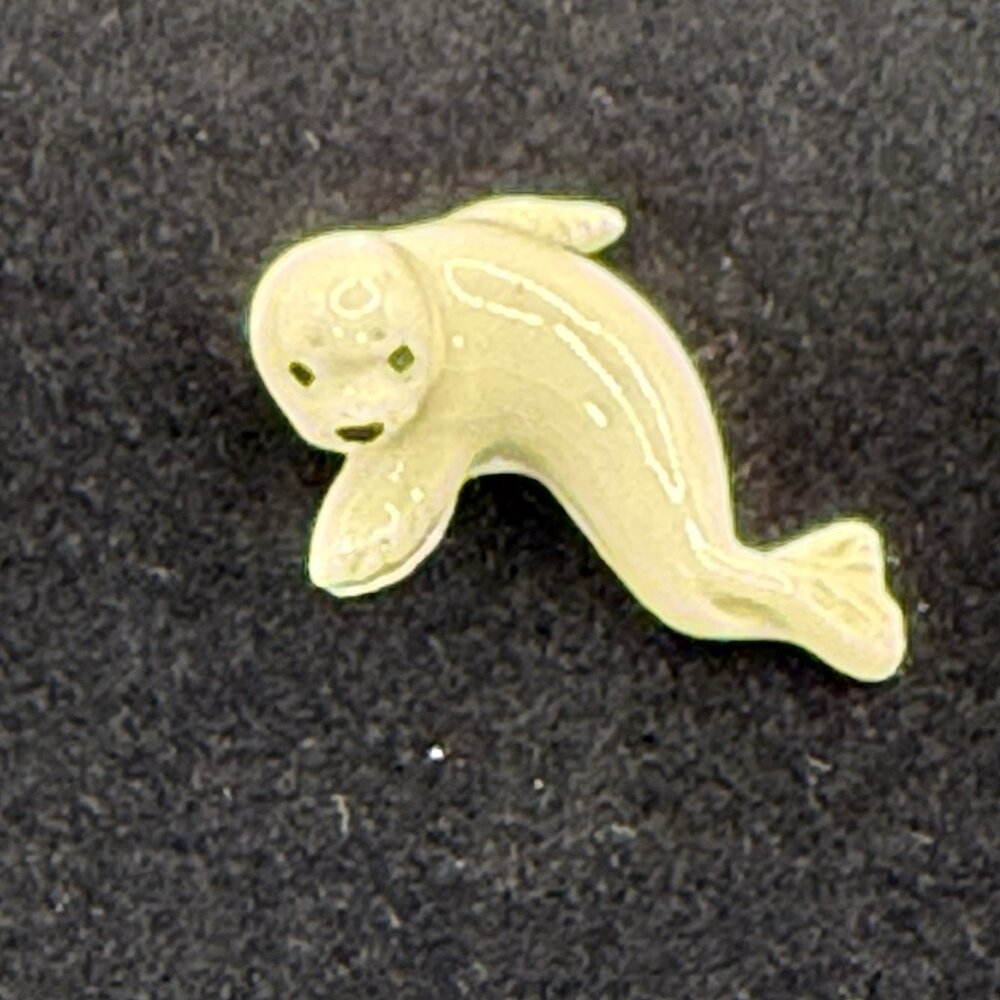 Hagen Renaker Baby Harp Seal White 1980's Collectible Trinket Figurine